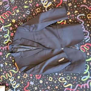 Jos A Bank Black Blazer Size: 38 Short